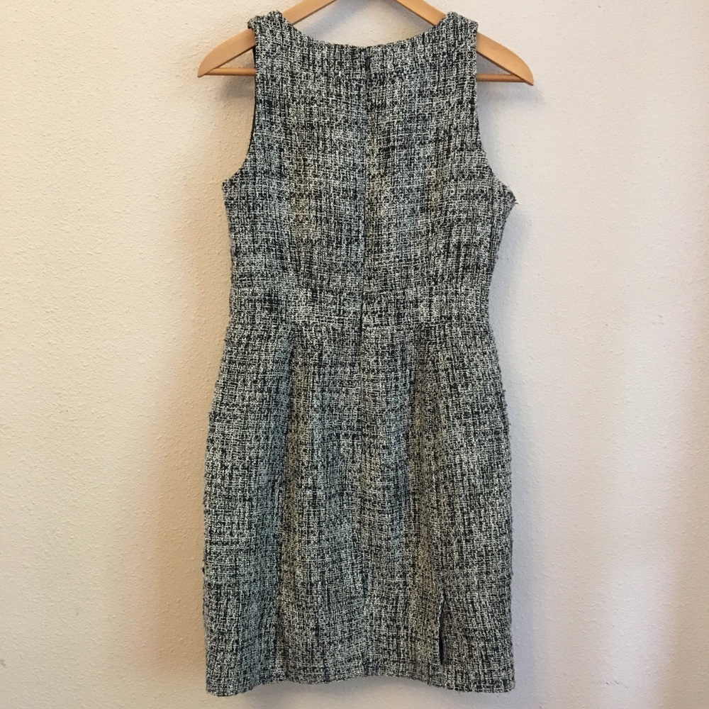 J Crew Suiting Tweed Sheath Dress Womens 6 Petite - Picture 3 of 6